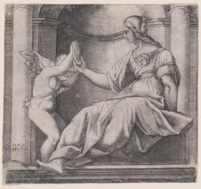 Klugheit von Agostino Veneziano