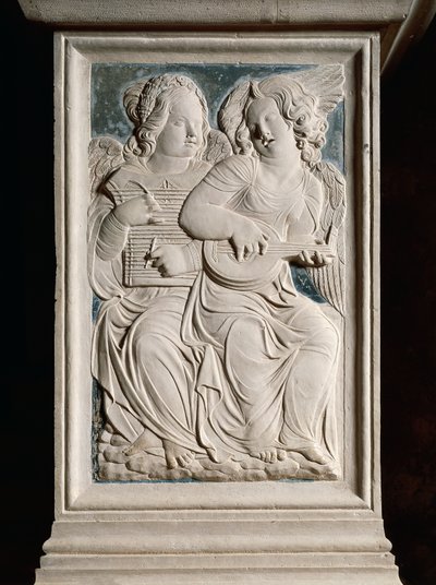 Musizierende Engel von Agostino di Duccio