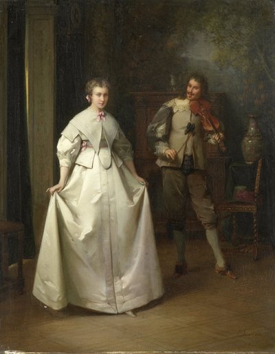Der Tanz von Aimé Gabriel Adolphe Bourgoin