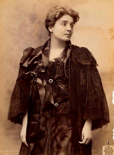 Eleonora Duse, italienische Schauspielerin, 1896 von Aime Dupont