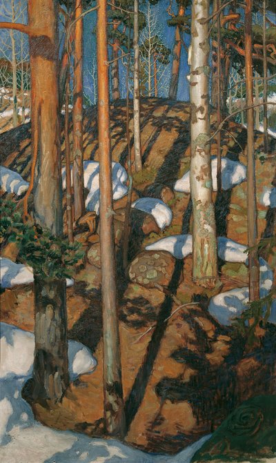 Frühling, ca. 1900 von Akseli Gallen Kallela