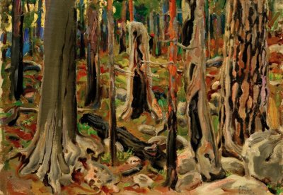 Der verbrannte Wald von Akseli Valdemar Gallen Kallela