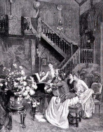Musik studieren von Albert (after) Aublet