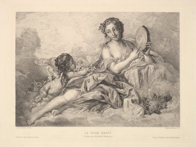 Die Muse Erato, 1890 von Albert Ardail