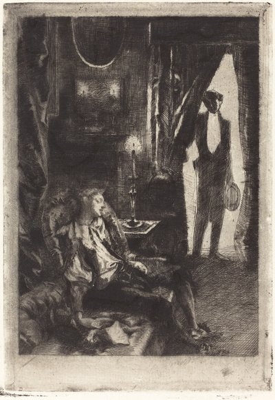 Iza schläft von Albert Besnard