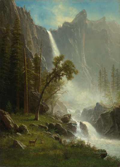 Brautschleierfälle, Yosemite, ca. 1871-1873 von Albert Bierstadt