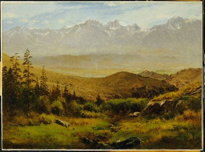 In den Ausläufern der Rockies von Albert Bierstadt