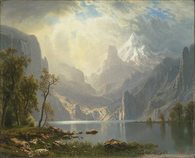 In den Sierras / Lake Tahoe von Albert Bierstadt