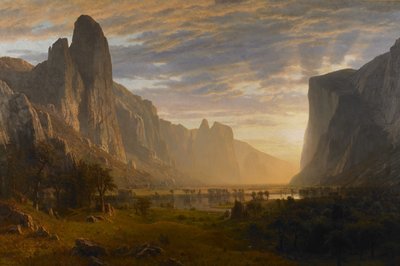 Blick ins Yosemite-Tal, Kalifornien von Albert Bierstadt
