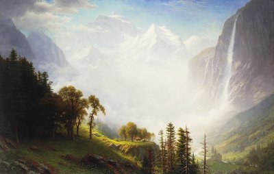 Majestät der Berge, 1853-57 von Albert Bierstadt