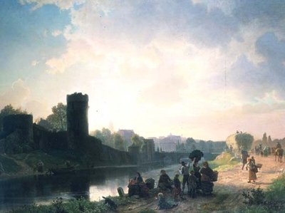 Flussmündung von Albert Bierstadt