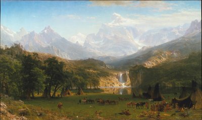 Die Rocky Mountains, Landers Peak, 1863 von Albert Bierstadt