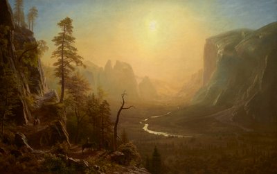 Yosemite-Tal, Glacier Point Trail von Albert Bierstadt