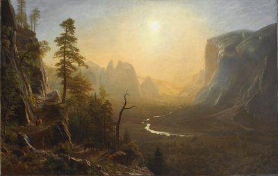 Yosemite-Tal, Glacier Point Trail, ca. 1873 von Albert Bierstadt