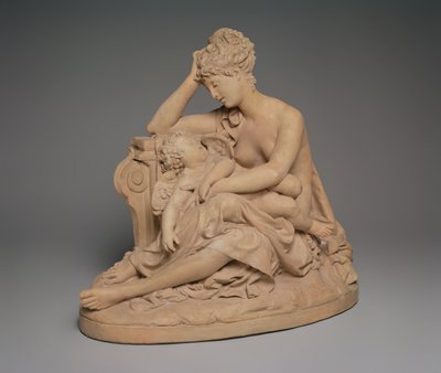 Venus und Amor von Albert Ernest Carrier Belleuse