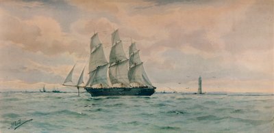 Meereslandschaft, ca. 1895 von Albert Ernest Markes