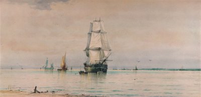 Meereslandschaft, um 1896 von Albert Ernest Markes