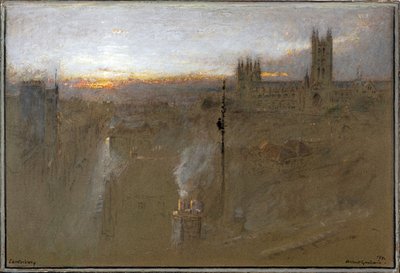 Canterbury 1921 von Albert Goodwin