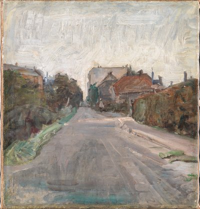 Straße. Stadtrand von Kopenhagen von Albert Gottschalk