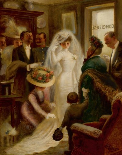 Hochzeitstag Le jour du mariage von Albert Guillaume