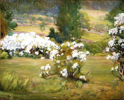 Blühende Blumen, ca. 1925 von Albert Herter