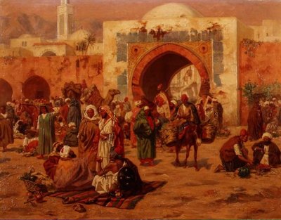 Am Stadttor von Albert Joseph Franke