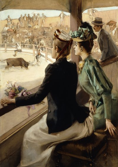 Bei der Stierkampf-Arena von Albert Lynch