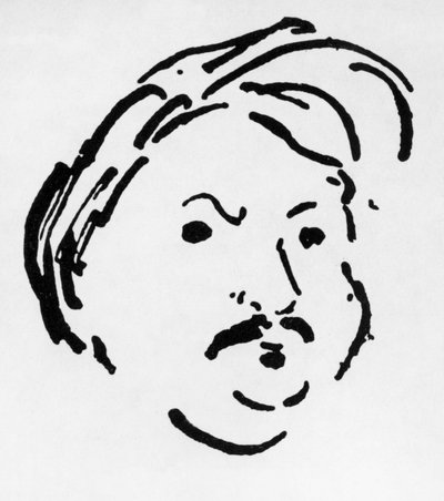 Honoré de Balzac (Lithografie) von Albert Marquet