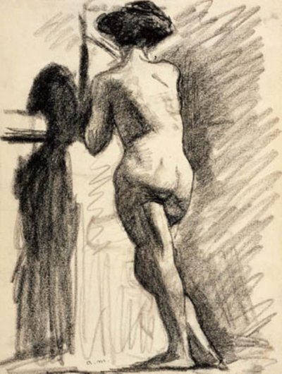 Modell an der Stange von Albert Marquet