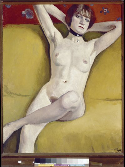 Akt auf der Couch von Albert Marquet