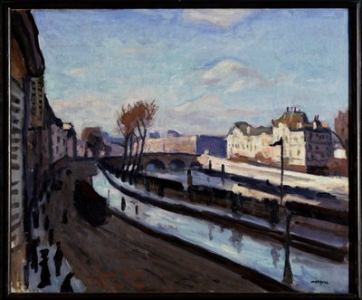 Paris, der Quai des Grands-Augustins von Albert Marquet