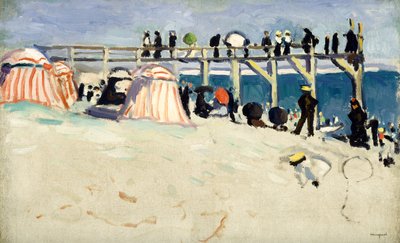 Die Promenade in Sainte-Adresse von Albert Marquet