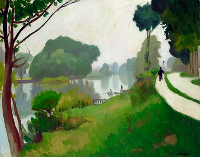 Die Marne bei Varenne-Saint-Hilaire von Albert Marquet