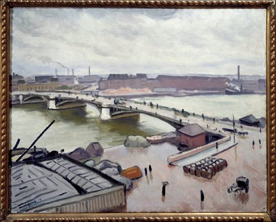 Der Hafen von Rouen von Albert Marquet