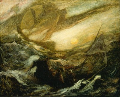 Fliegender Holländer von Albert Pinkham Ryder