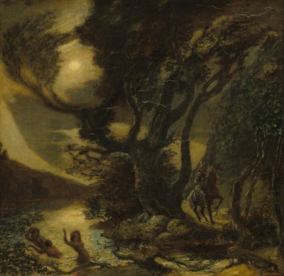 Siegfried und die Rheintöchter von Albert Pinkham Ryder
