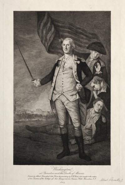 George Washington in Princeton von Albert Rosenthal