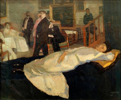 Atelierszene von Albert Weisgerber