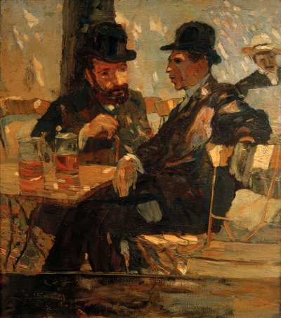 Im Biergarten von Albert Weisgerber