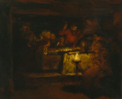 Die Auferweckung des Jairi Töchterlein von Albert von Keller