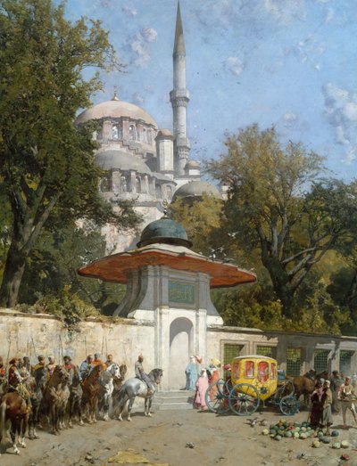 Eine Moschee, 1872 von Alberto Pasini