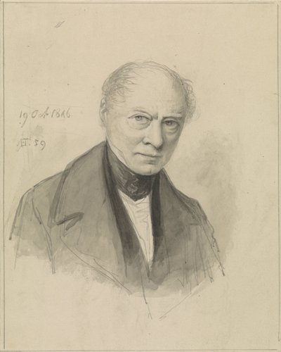 Selbstporträt von Albertus Brondgeest