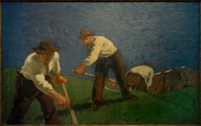 Bergmäher von Albin Egger Lienz