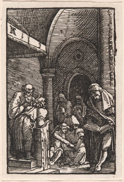 Christus im Streitgespräch mit den Gelehrten von Albrecht Altdorfer