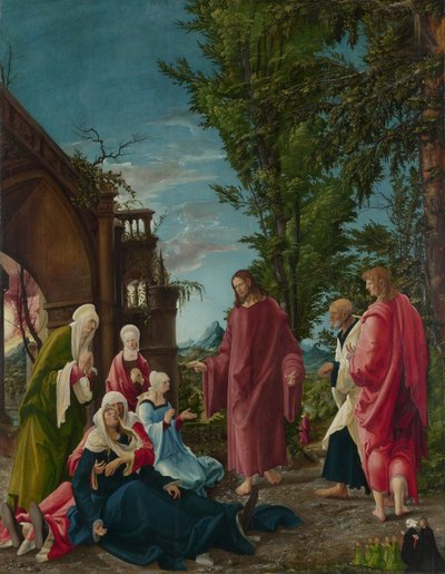 Christus nimmt Abschied von seiner Mutter von Albrecht Altdorfer