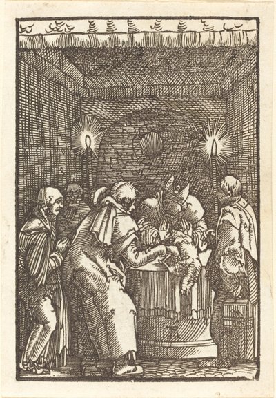 Joachims Opfer wird abgelehnt von Albrecht Altdorfer