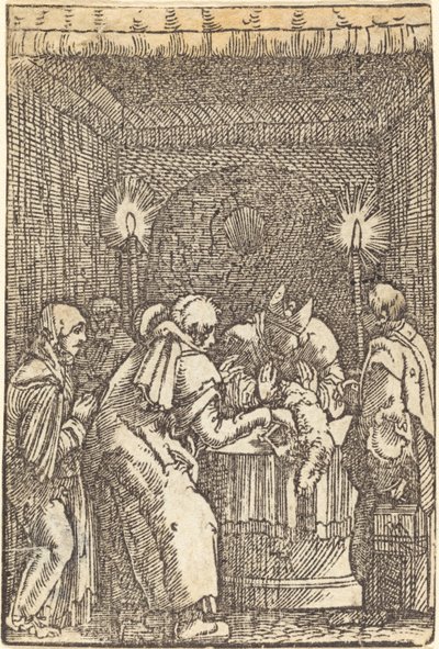 Joachims Opfer abgelehnt von Albrecht Altdorfer