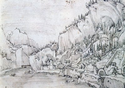 Sarmingstein an der Donau, 16. Jahrhundert von Albrecht Altdorfer