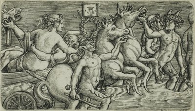 Der Triumph der Meeresgötter von Albrecht Altdorfer