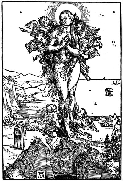 Himmelfahrt der Maria Magdalena, 1507-1510, 1936 von Albrecht Dürer